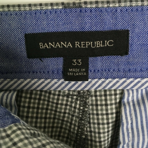 Banana Republic Men's Preppy Plaid Shorts Size 33 - Picture 7 of 7